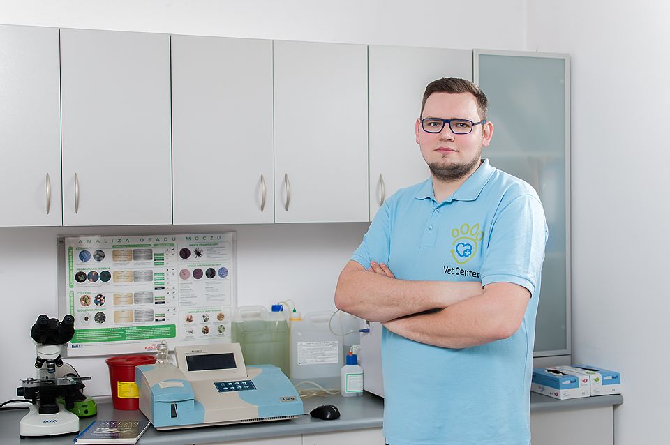 lek. wet. Karol Kaleta – lekarz weterynarii w Vet Center Jasło